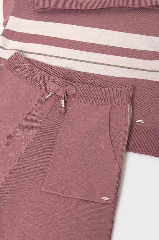 Detská tepláková súprava Mayoral 7555.8G.Junior.9BYH ružová AW24