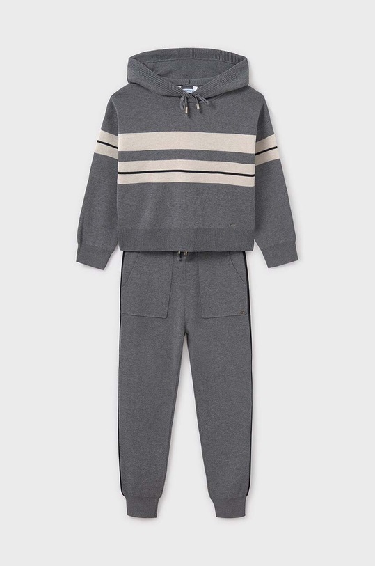 Dječja trenirka Mayoral sitni uzorak siva 7555.8G.Junior.9BYH