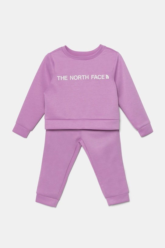 Dětská tepláková souprava The North Face POLSET pletenina fialová NF0A89H31I81