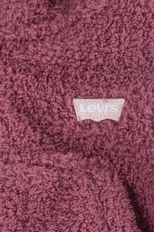 Dziewczynka Levi's komplet niemowlęcy ZIP HOODIE & WIDE LEG 1EK978 różowy
