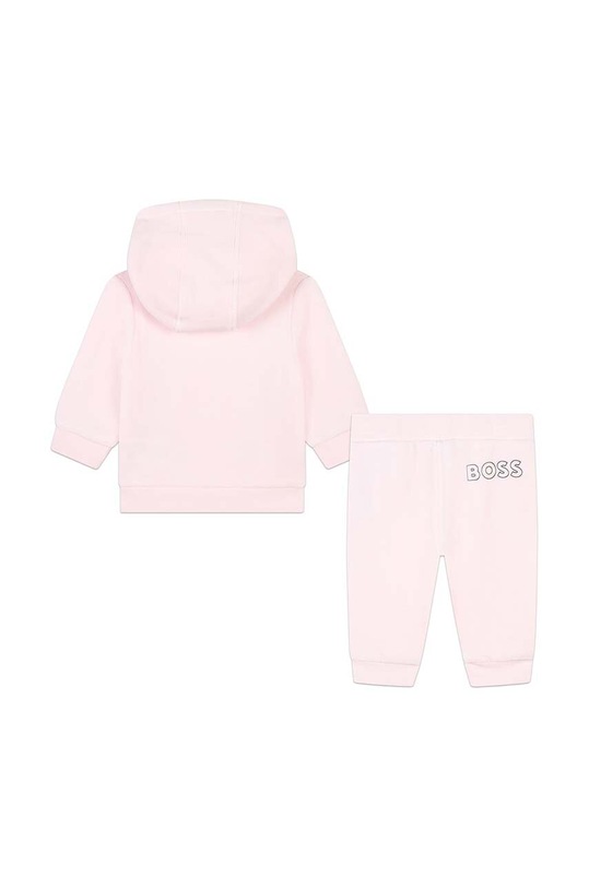 Tepláková súprava pre bábätká BOSS J51081.86.94 ružová AW24
