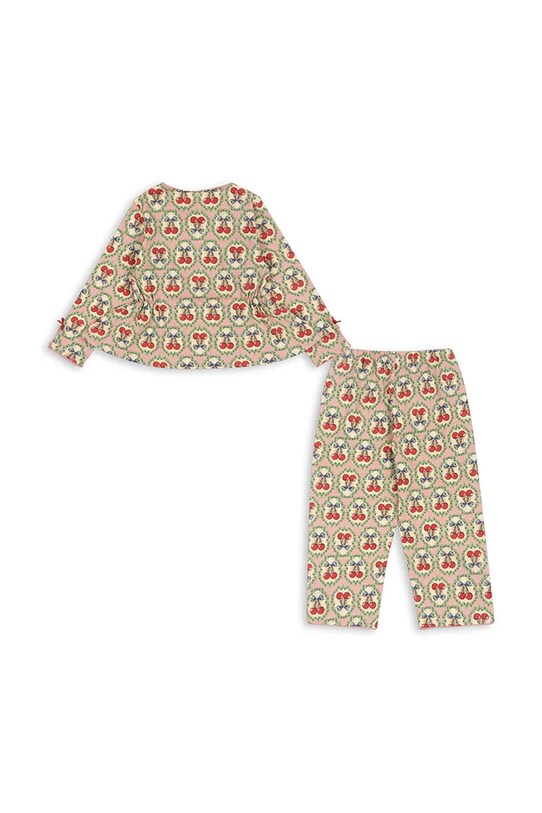 Konges Sløjd set de bumbac pentru copii DREY SET GOTS KS102034 bej AW24