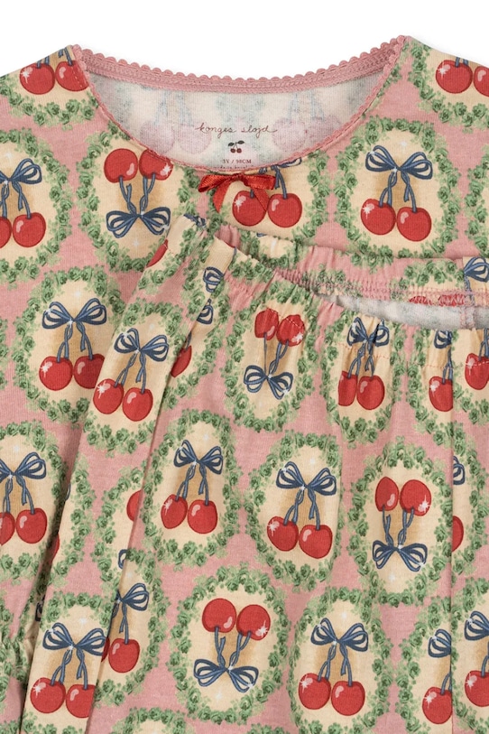 Девочка Детский комплект из хлопка Konges Sløjd DREY SET GOTS KS102034 бежевый