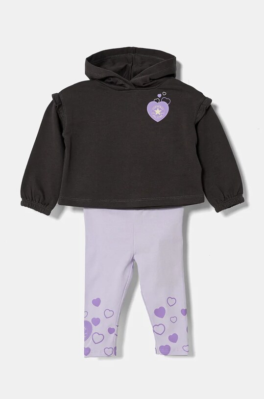 Converse compleu bebe tricotaj violet 1CG214