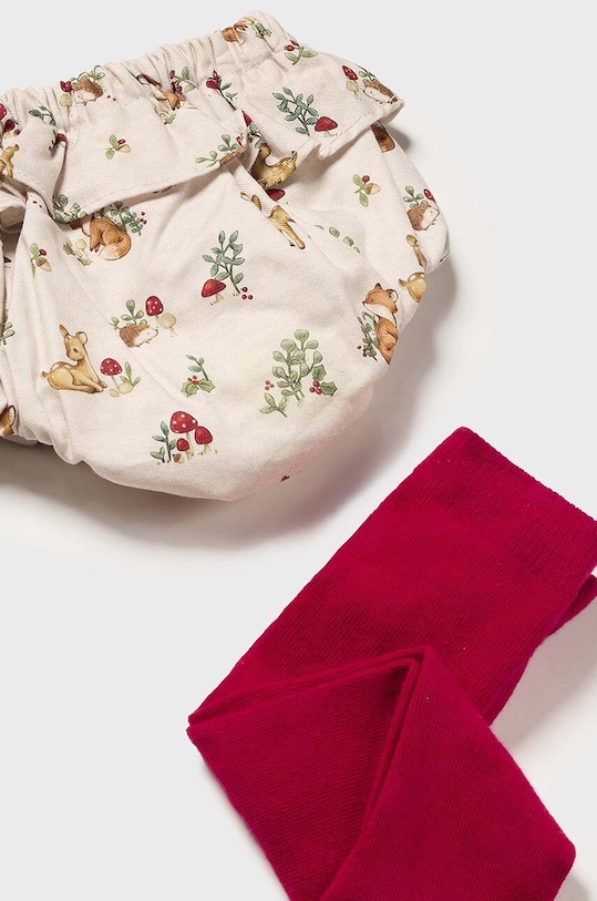 Mayoral Newborn komplet bawełniany niemowlęcy czerwony 2243.2E.Newborn.9BYH