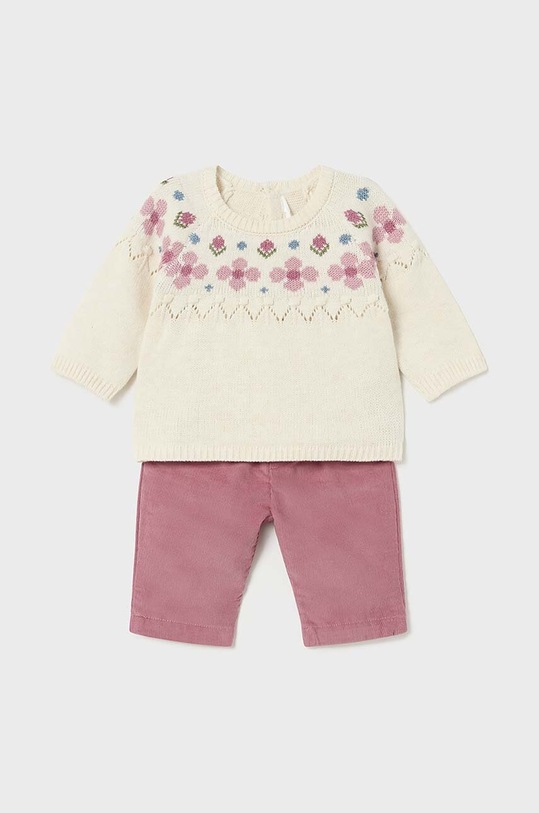 Mayoral Newborn komplet niemowlęcy dzianina różowy 2519.2N.Newborn.9BYH