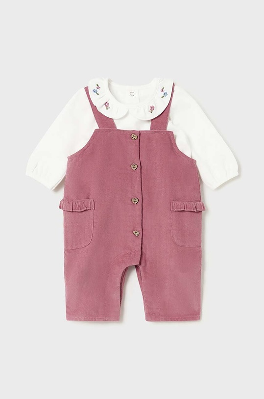 Mayoral Newborn komplet niemowlęcy bawełna różowy 2697.2N.Newborn.9BYH