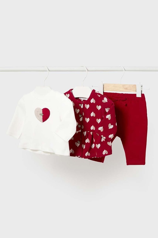 Mayoral Newborn compleu bebe tricotaj rosu 2785.2H.Newborn.9BYH