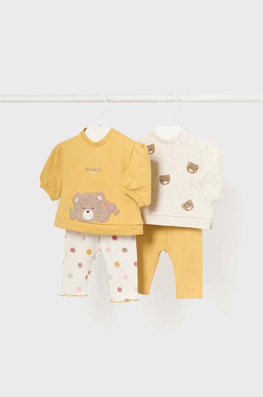 Mayoral Newborn komplet niemowlęcy 2-pack 2786.2J.Newborn.9BYH żółty AW24