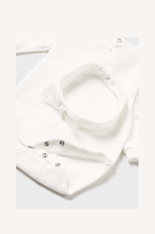 Mayoral Newborn komplet bawełniany niemowlęcy 2814.2L.Newborn.9BYH beżowy AW24
