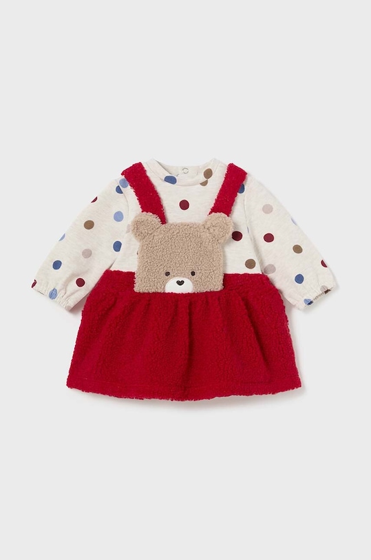 Σετ μωρού Mayoral Newborn πλεκτό ύφασμα κόκκινο 2881.2J.Newborn.9BYH