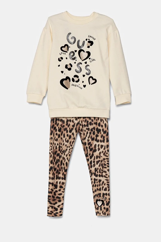 Súprava Guess bavlna béžová K4BG02.KCG14.9BYH