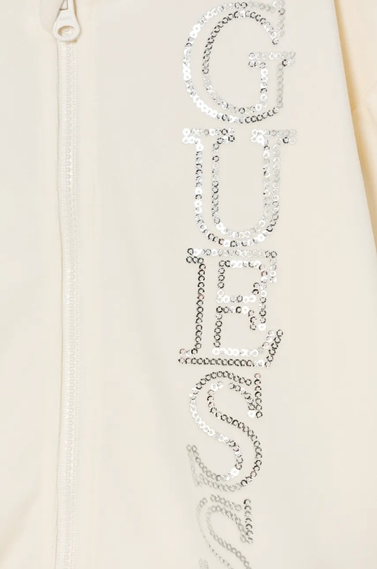 Dievča Zamatová tepláková súprava Guess K4BG06.KBXI2.9BYH béžová