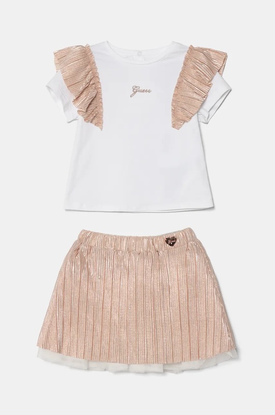 Sada pre bábätká Guess pletenina biela A4BG12.J1300.9BYH