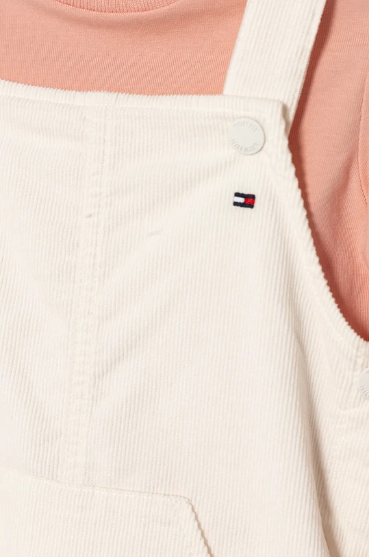 Dziewczynka Tommy Hilfiger komplet niemowlęcy KN0KN01947.9BYH biały