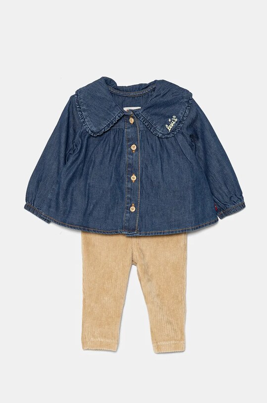 Levi's compleu bebe panza albastru 1EK969
