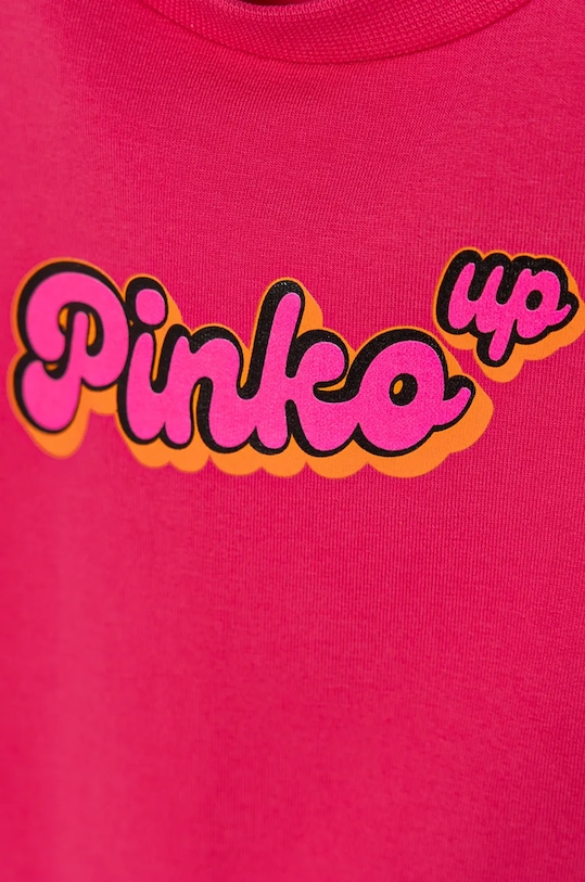 Pinko Up dres dziecięcy różowy F4PIBGTP197