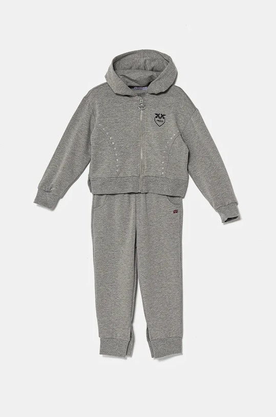 Dječja trenirka Pinko Up natpis siva F4PIBGTP211