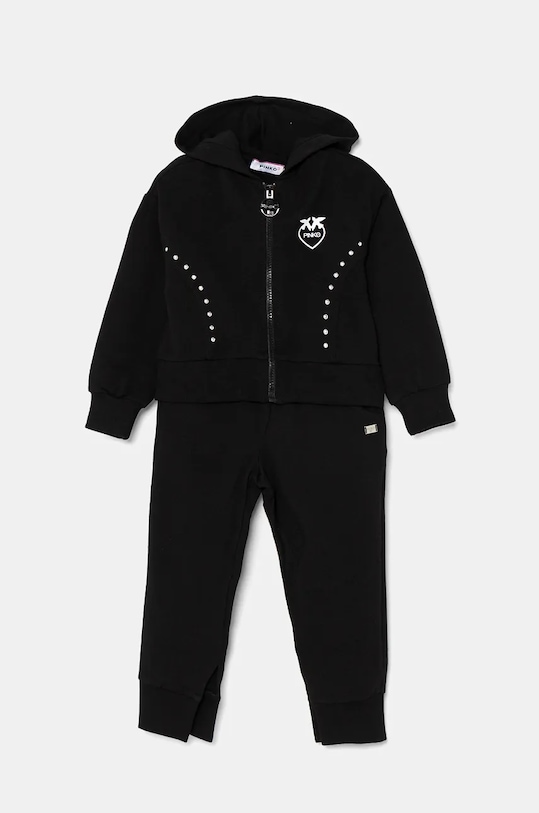 Detská tepláková súprava Pinko Up s elastanom čierna F4PIBGTP211