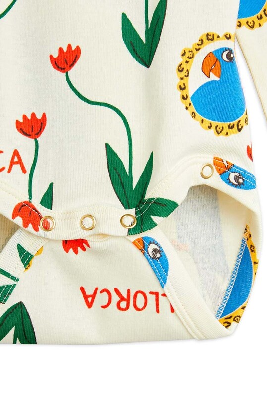 Комплект для младенцев Mini Rodini Parrots бежевый 2464010700