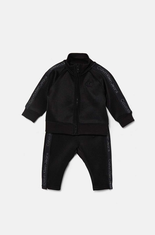 Dětská tepláková souprava Calvin Klein Jeans pletenina černá IN0IN00164.9BYH