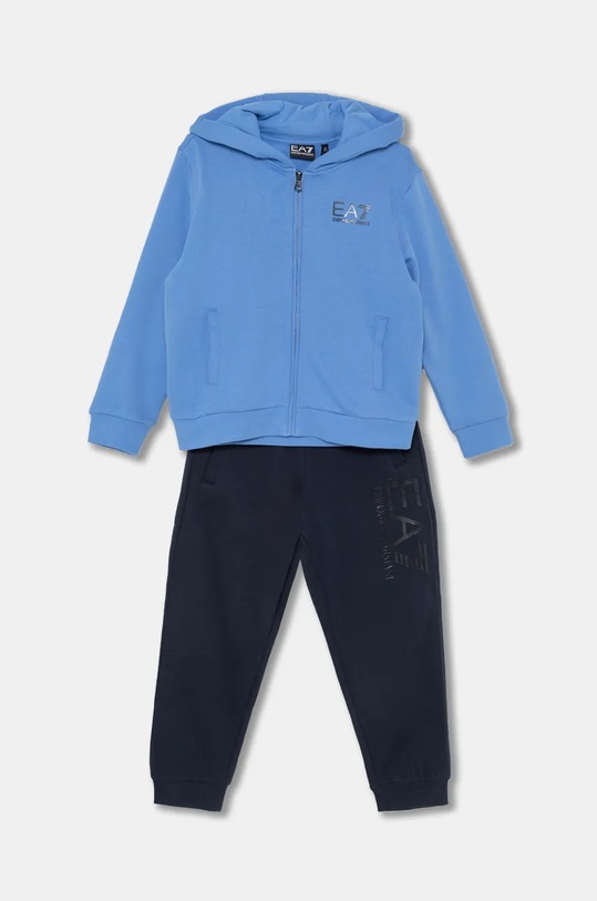 EA7 Emporio Armani tuta per bambini maglia blu 6DBV56.BJEXZ