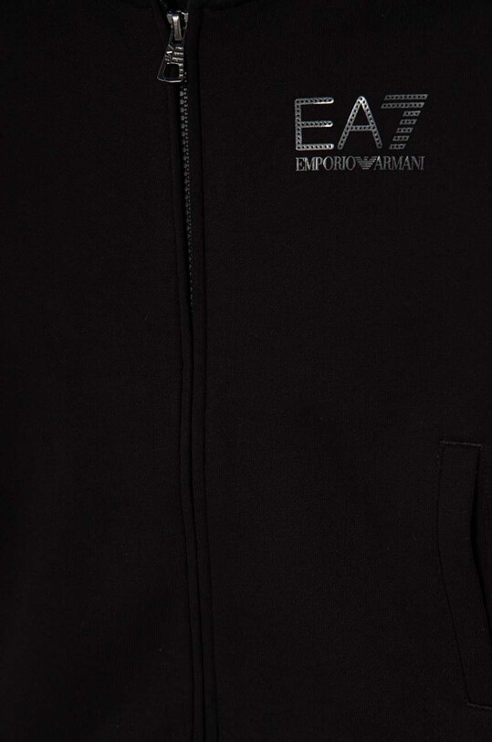 Chłopiec EA7 Emporio Armani dres dziecięcy 6DBV56.BJEXZ czarny