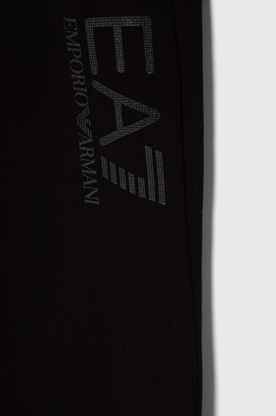 EA7 Emporio Armani dres dziecięcy czarny 6DBV56.BJEXZ