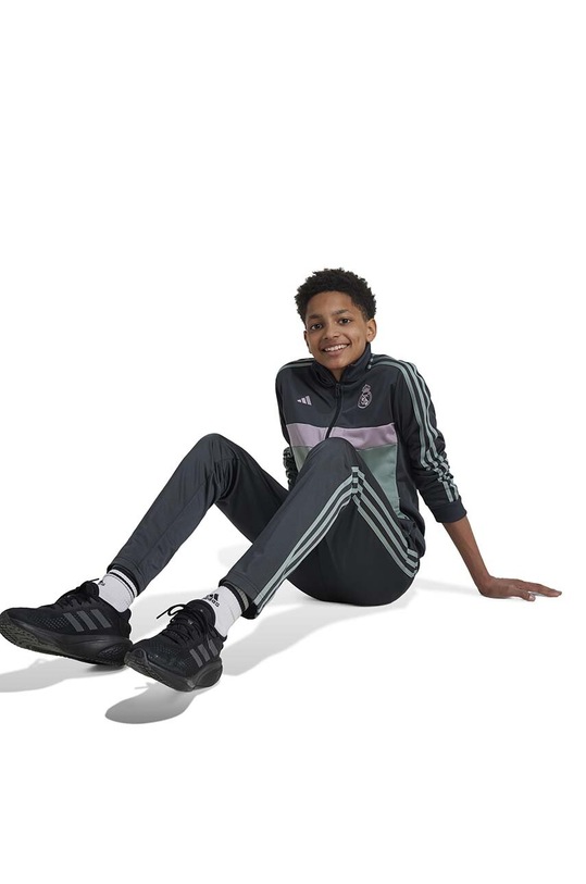 Dětská tepláková souprava adidas Performance REALIDS TS IT3776 hnědá