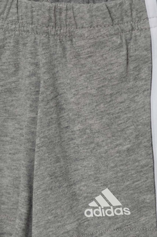 Chłopiec adidas komplet bawełniany dziecięcy I 3S SPORT SET IV7393 niebieski