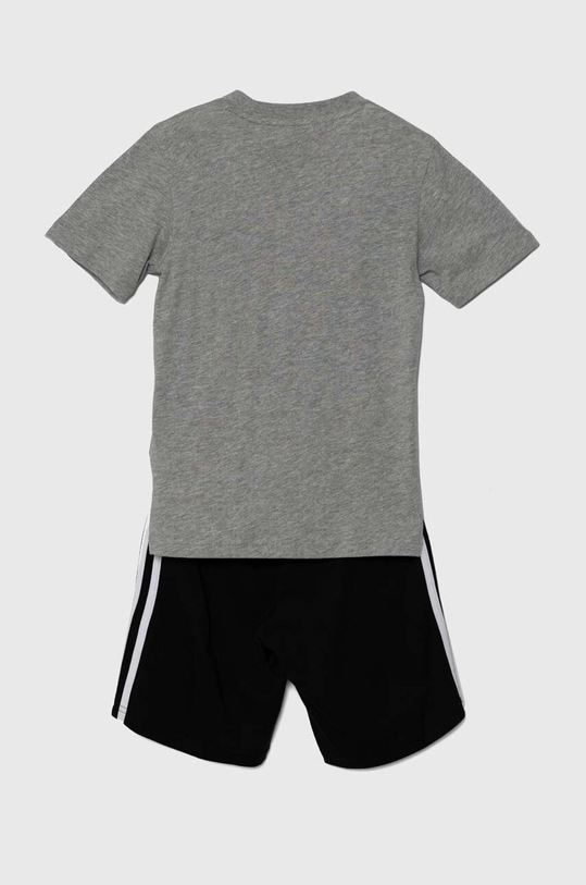 Chłopiec adidas komplet bawełniany dziecięcy LK 3S CO T SET IV7439 szary