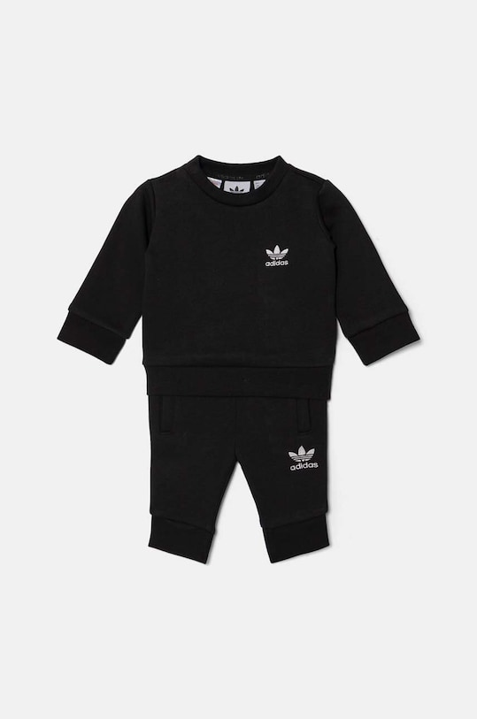 adidas Originals trening copii TREFOIL CS tricotaj negru IW1009