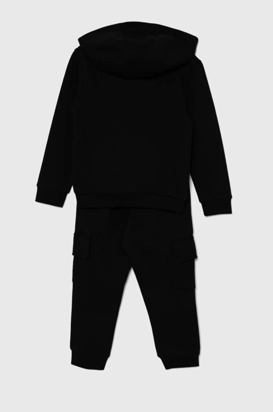 Хлопчик Дитячий спортивний костюм adidas Originals HOODIE FZ CARGO IW1019 чорний