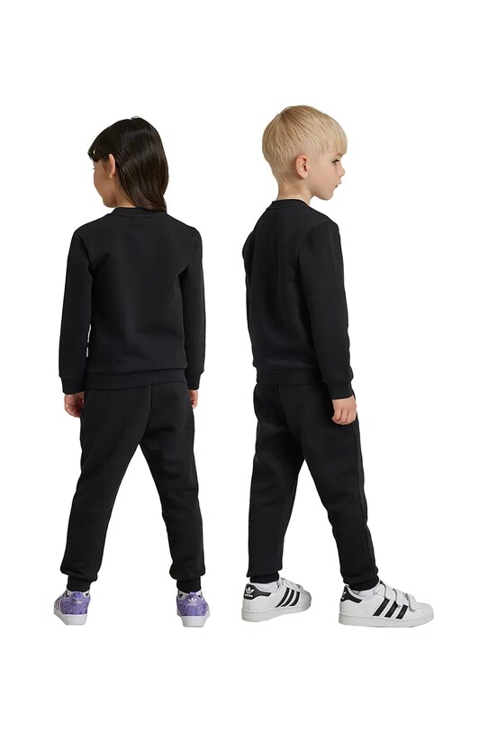 Detská tepláková súprava adidas Originals CREW SET čierna IW1021