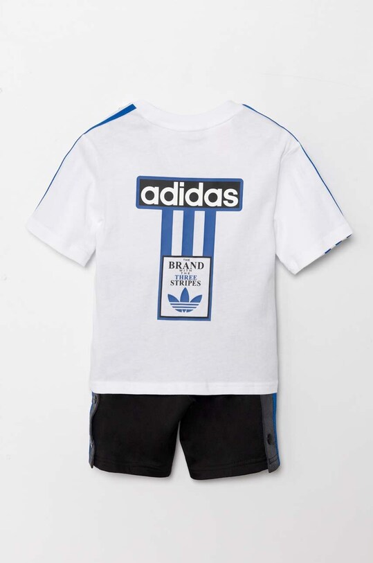 adidas Originals compleu copii SHORT TEE SET IW3588 alb AW24