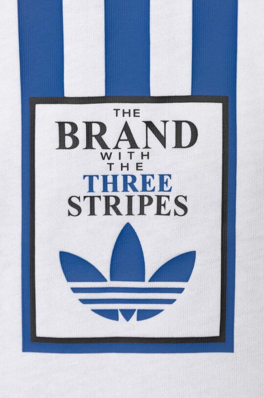 adidas Originals compleu copii SHORT TEE SET alb IW3588