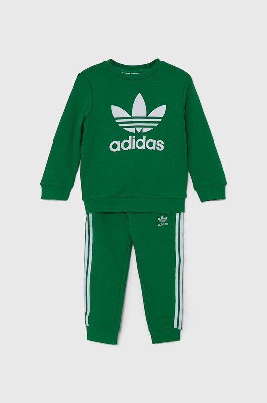 adidas Originals dres dziecięcy CREW SET dzianina zielony IX5153