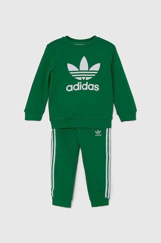 adidas Originals trening copii CREW SET tricotaj verde IX5153