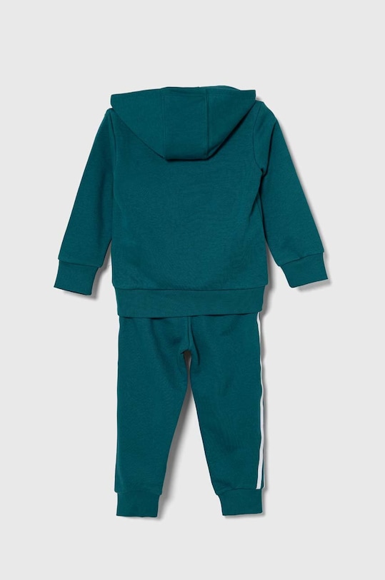 adidas Originals dres dziecięcy HOODIE SET IX5166 turkusowy AW24