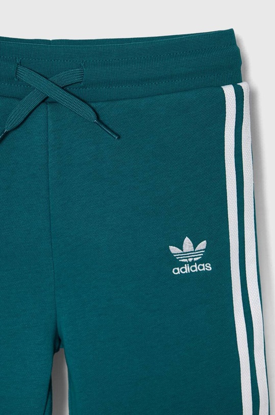 adidas Originals dres dziecięcy HOODIE SET turkusowy IX5166