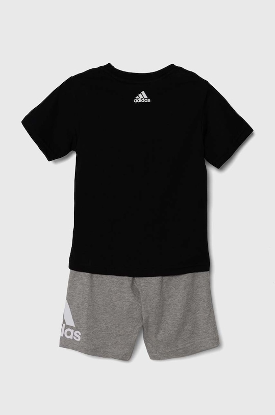 CHLAPEC Dětská bavlněná souprava adidas LK BL CO T SET IX7325 černá