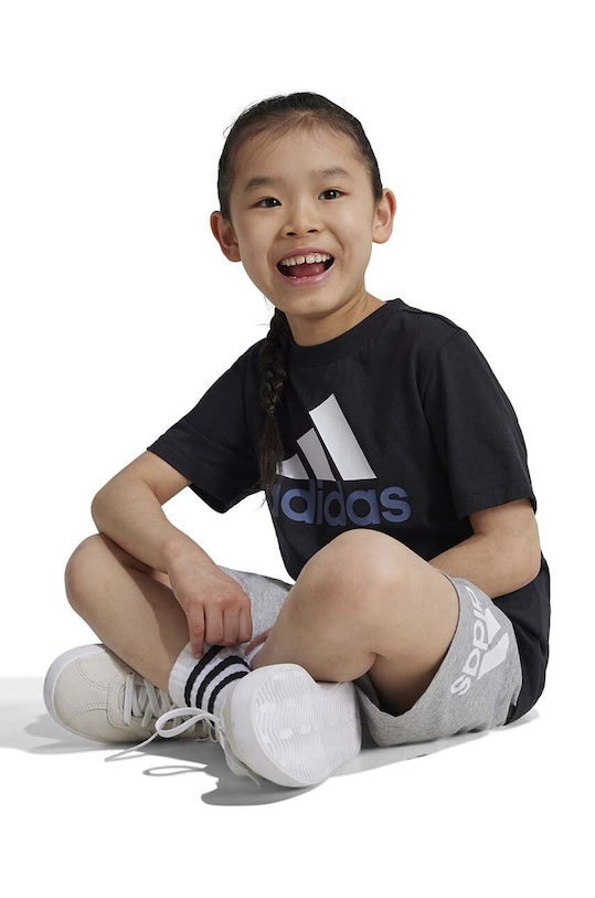 Dětská bavlněná souprava adidas LK BL CO T SET IX7325