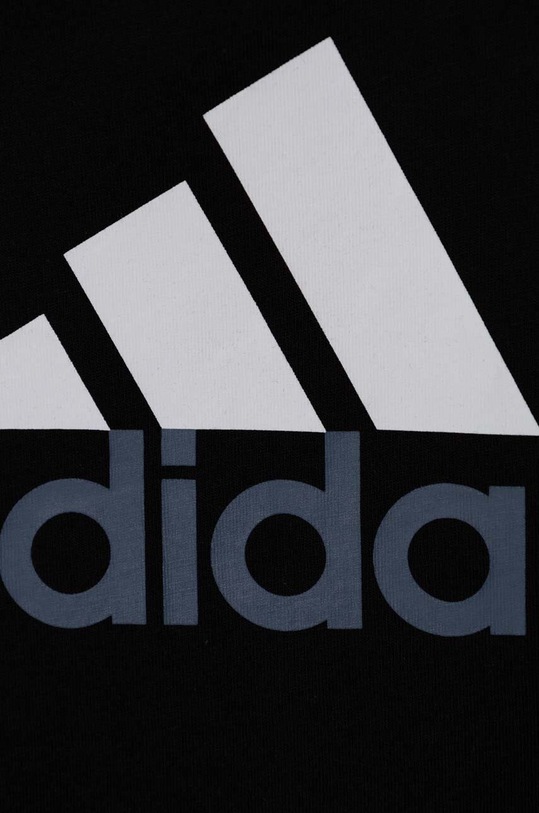 Дитячий бавовняний комплект adidas LK BL CO T SET чорний IX7325