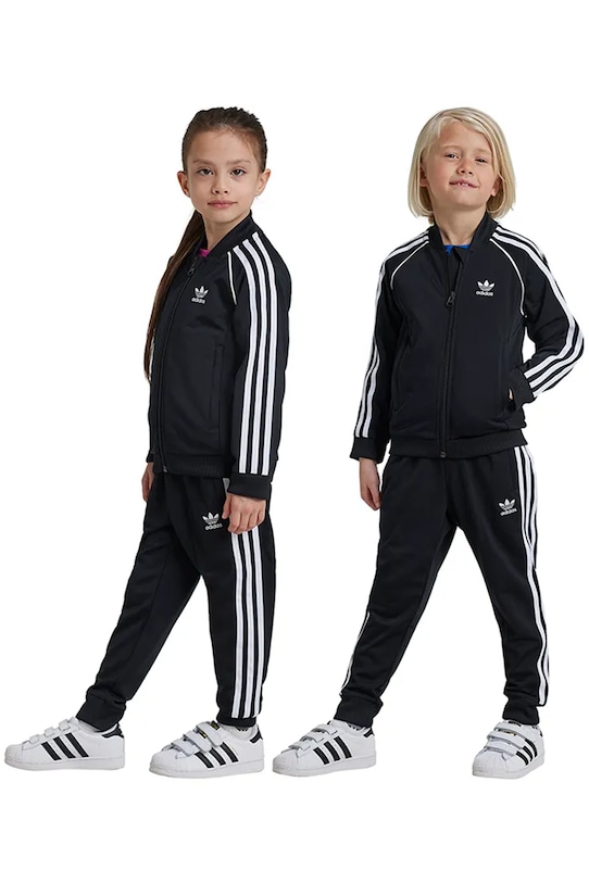 Φόρμα adidas Originals SST TRACKSUIT ύφασμα μαύρο IX7624