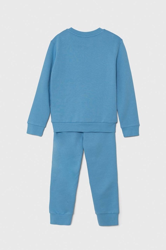 adidas Originals dres bawełniany dziecięcy CREW SET IX9817 niebieski AW24