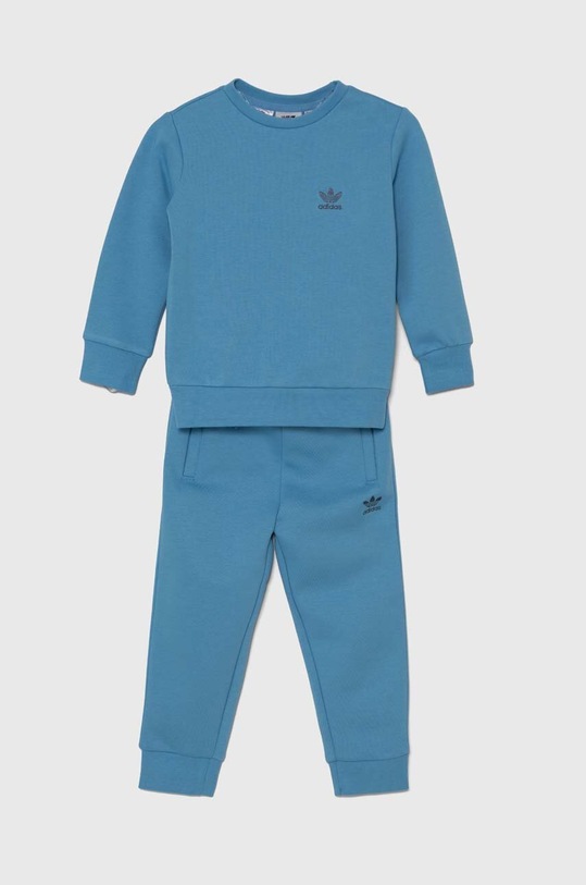 Dětská tepláková souprava adidas Originals TREFOIL CS pletenina modrá IX9832