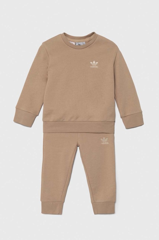adidas Originals trening copii CREW SET tricotaj bej IX9845