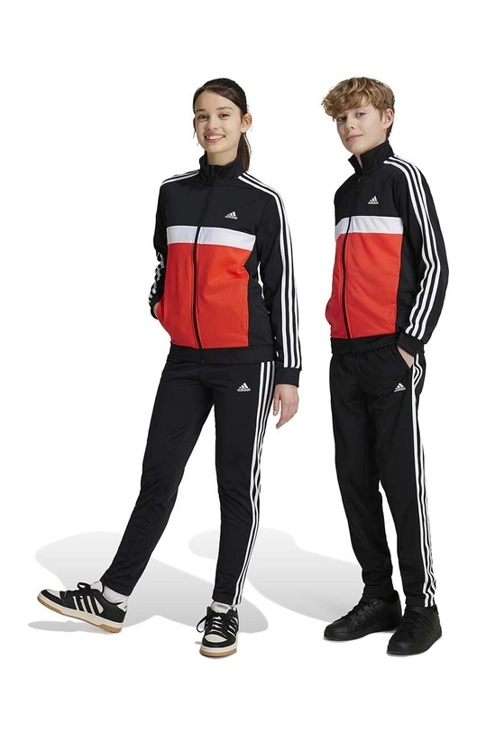 Детский спортивный костюм adidas U 3S TIBERIO TS трикотаж чёрный IY1795