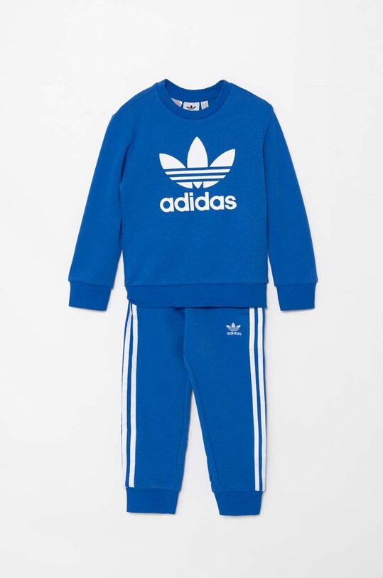 Дитячий спортивний костюм adidas Originals TREFOIL CREW SE IY4782 блакитний AW24