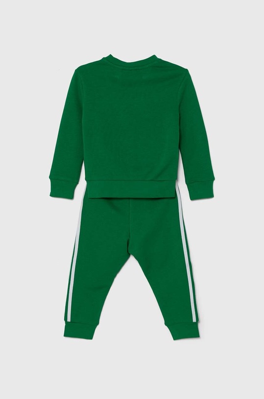 adidas Originals dres dziecięcy TREFOIL CREW SE IY4783 zielony AW24